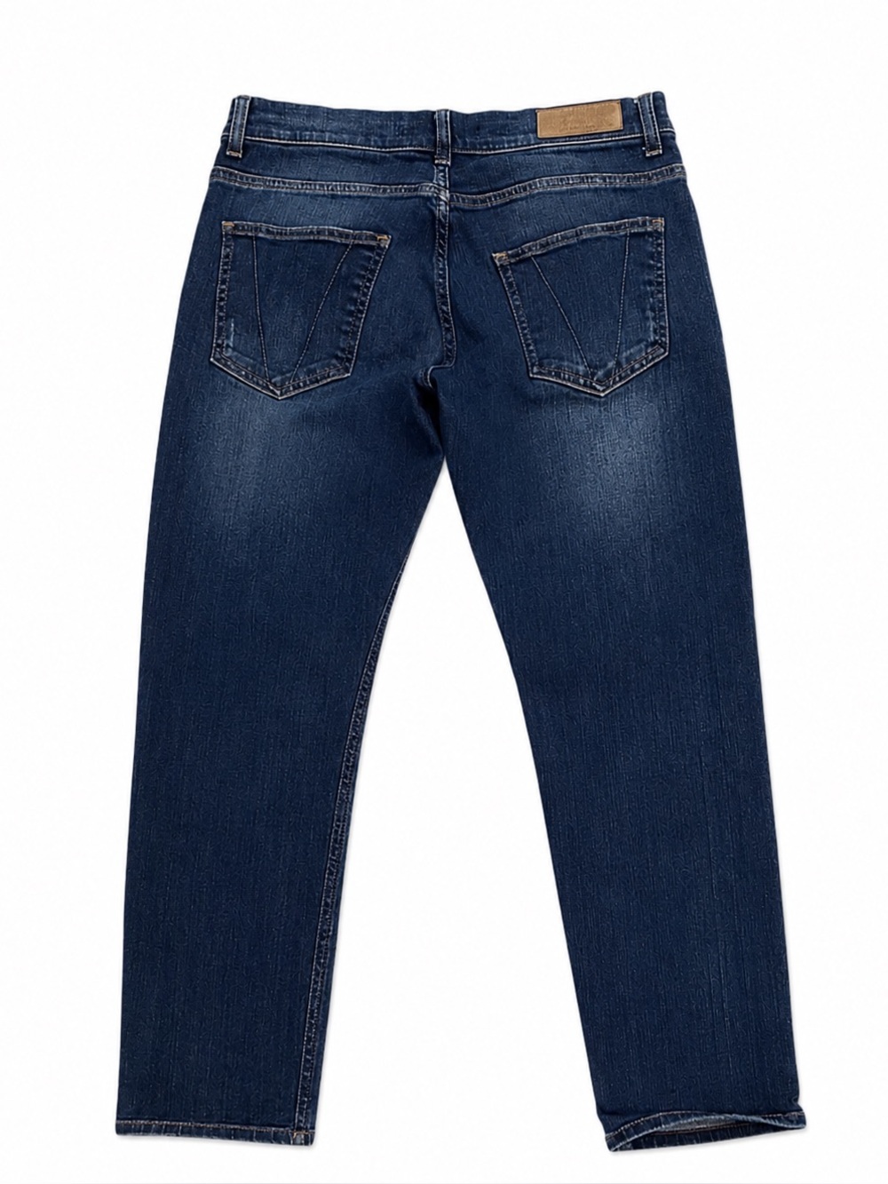 Retail $225 Victoria Beckham Dark Wash Straight Leg Jeans Womens size 25  Denim